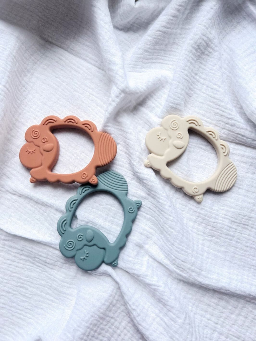 Anneau de dentition "mouton beige"