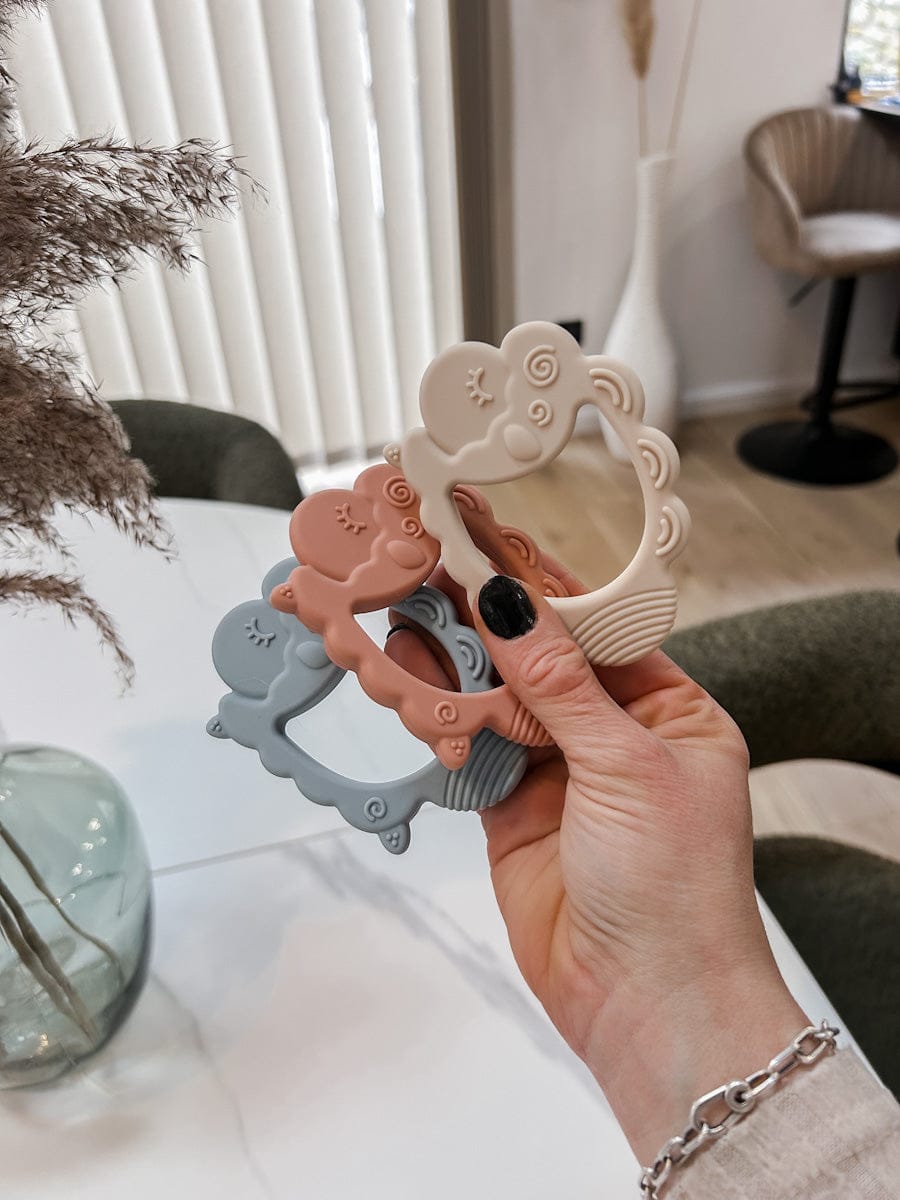 Anneau de dentition "mouton corail"