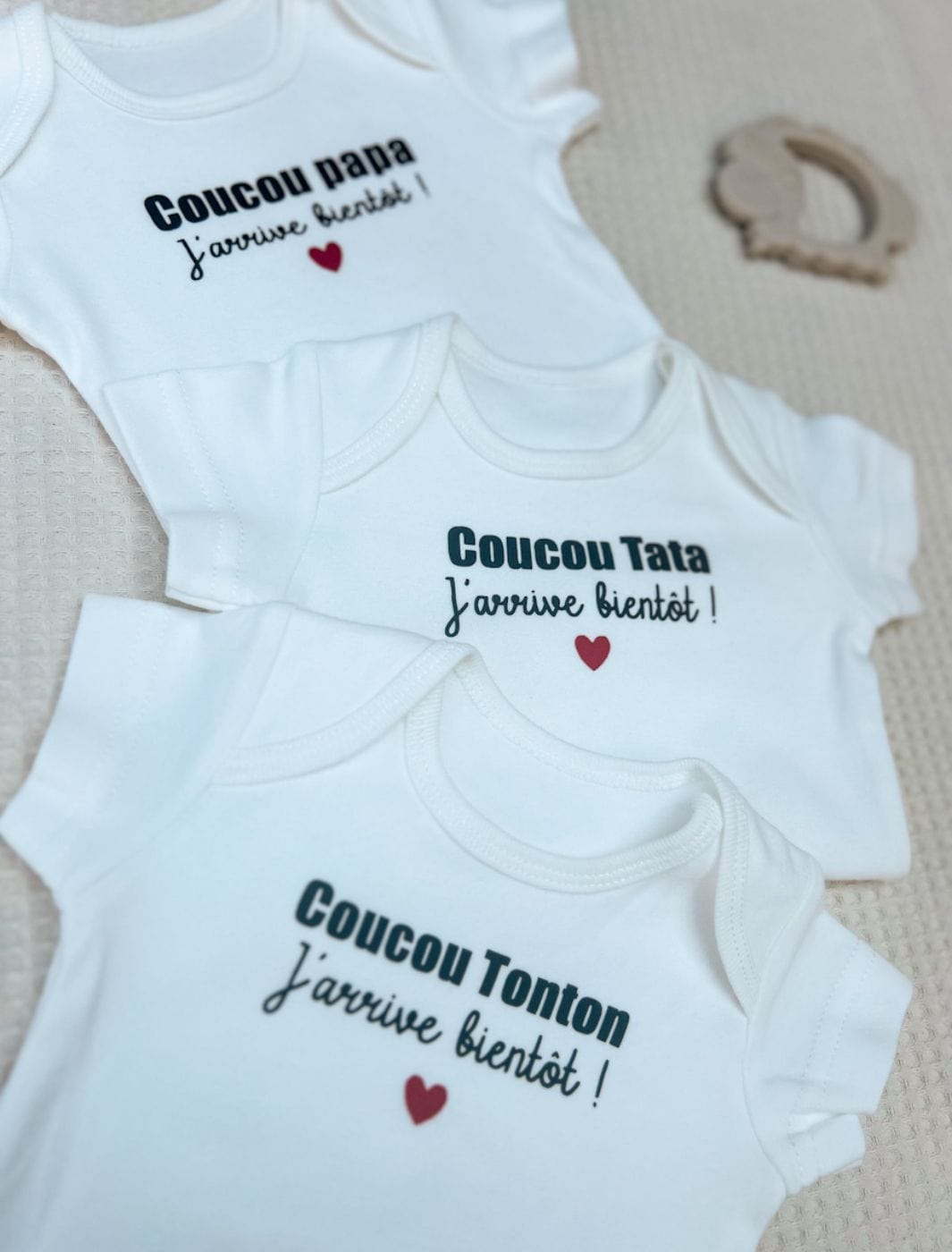 body annonce grossesse "coucou j'arrive bientôt"