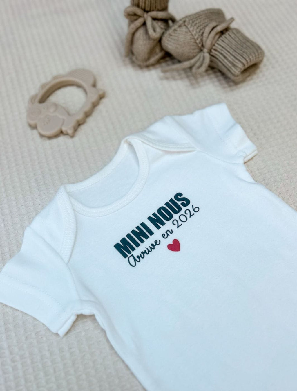 Body annonce grossesse "Mini nous arrive"