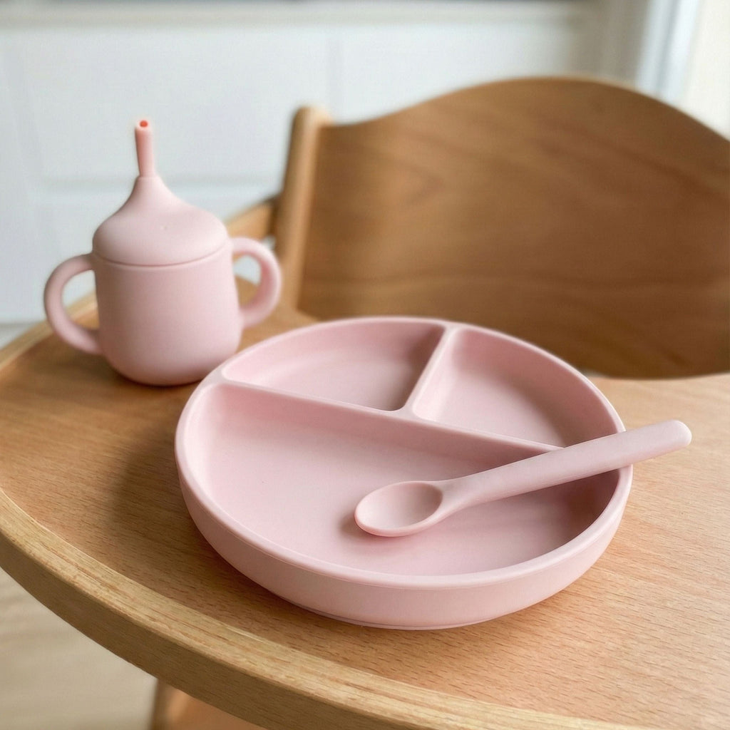 Ensemble de vaisselle 6 pièces rose