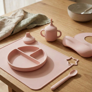 Ensemble de vaisselle 6 pièces rose