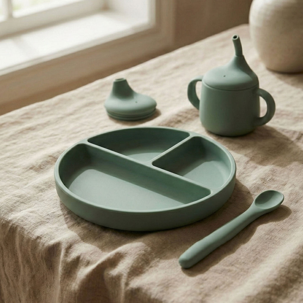 Ensemble de vaisselle 6 pièces vert