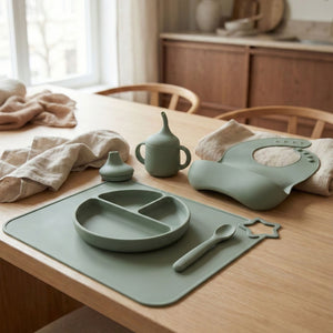 Ensemble de vaisselle 6 pièces vert