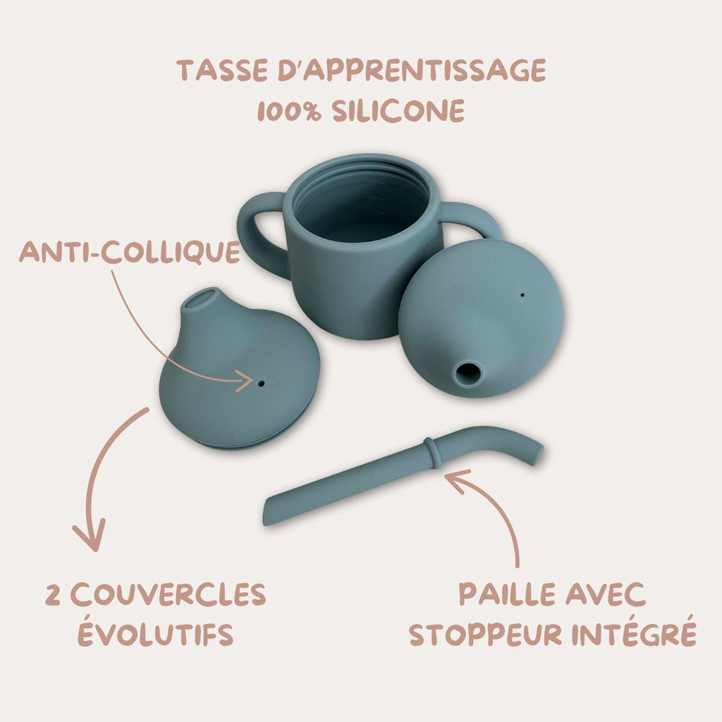 Ensemble de vaisselle et accessoires en silicone