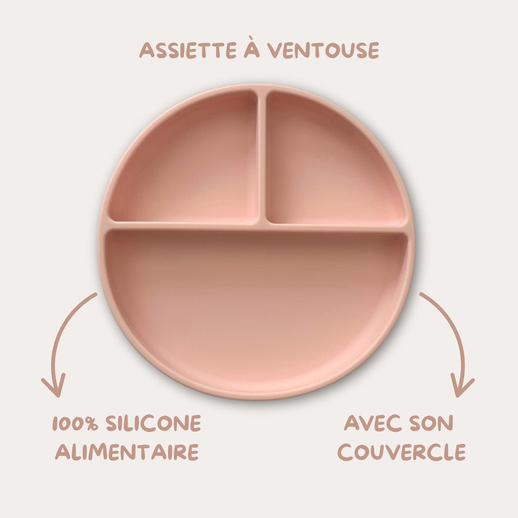 Ensemble de vaisselle et accessoires rose