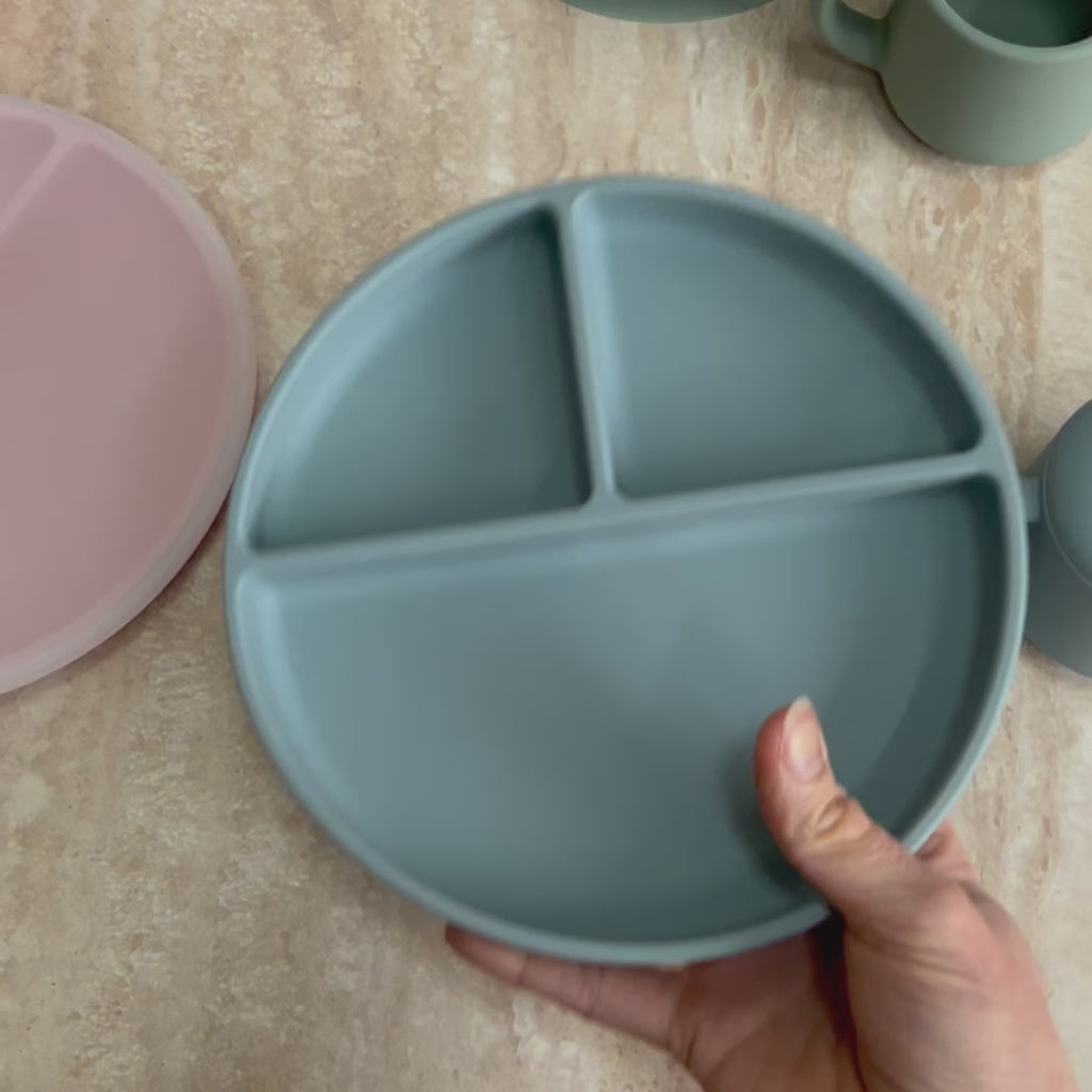 Set repas 3 pièces "rose"