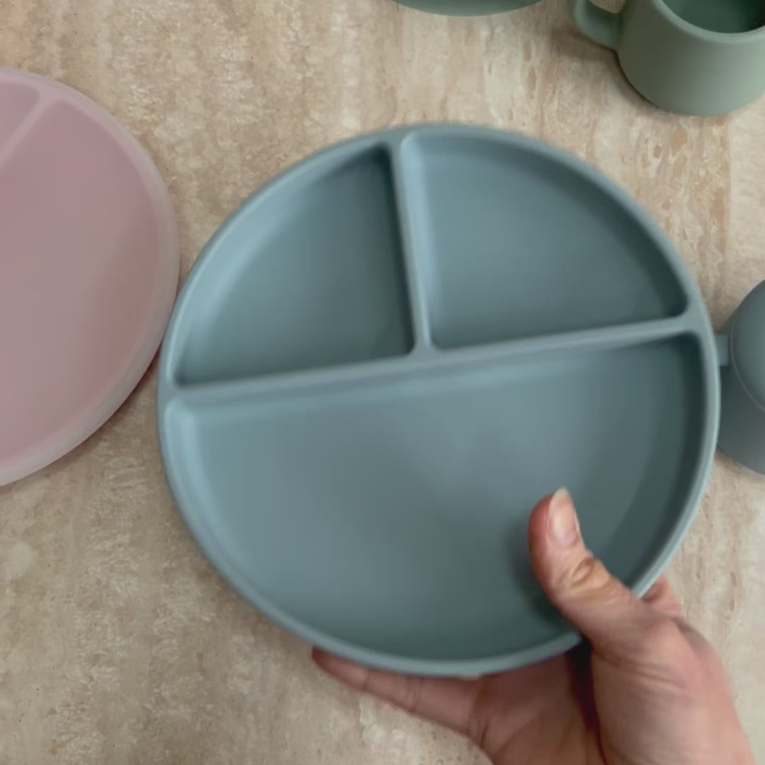 Set repas 3 pièces "bleu"