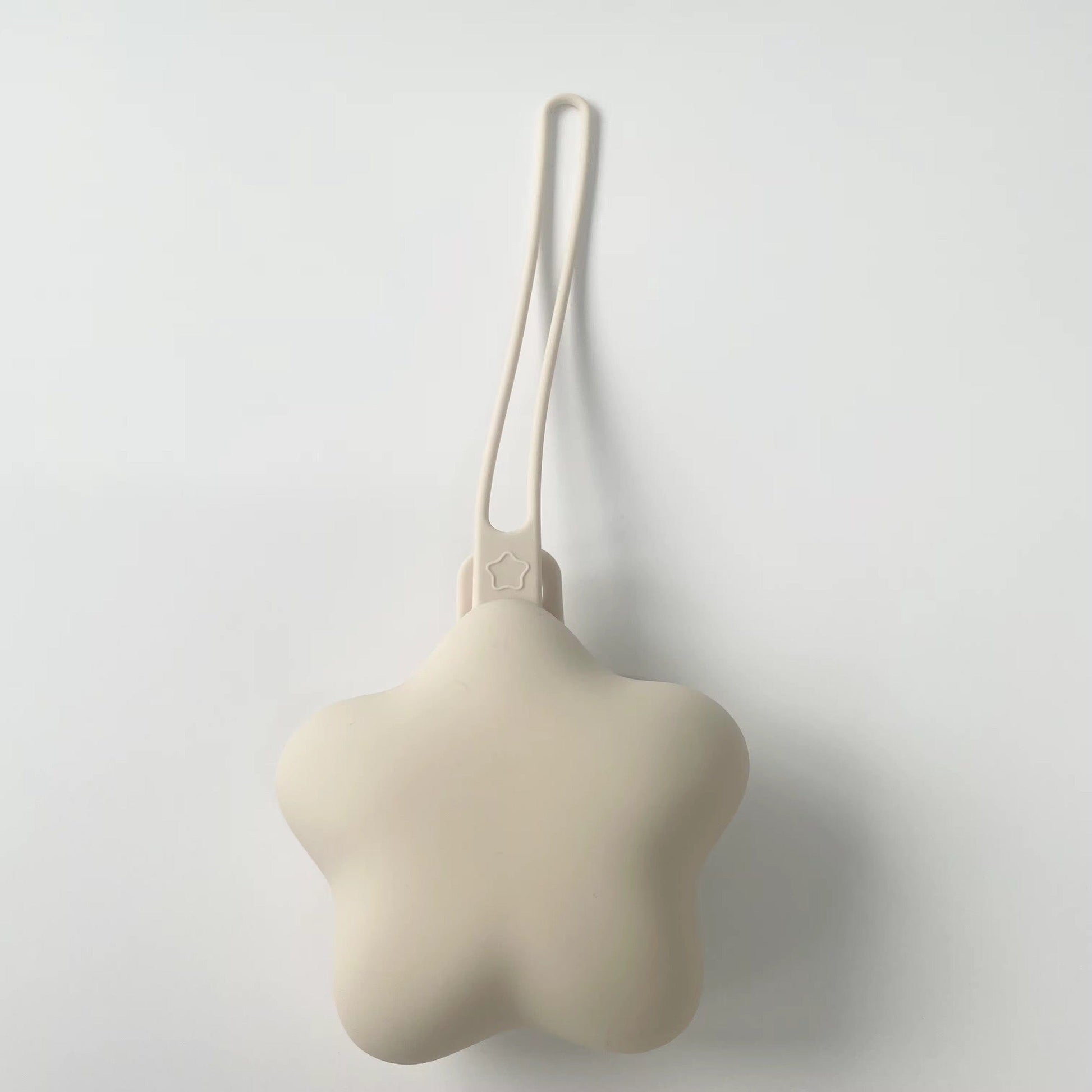 Range tétine étoile beige