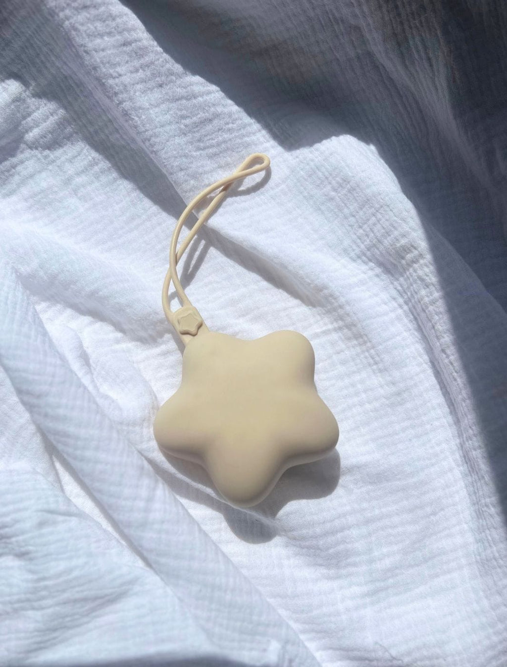 Range tétine étoile beige