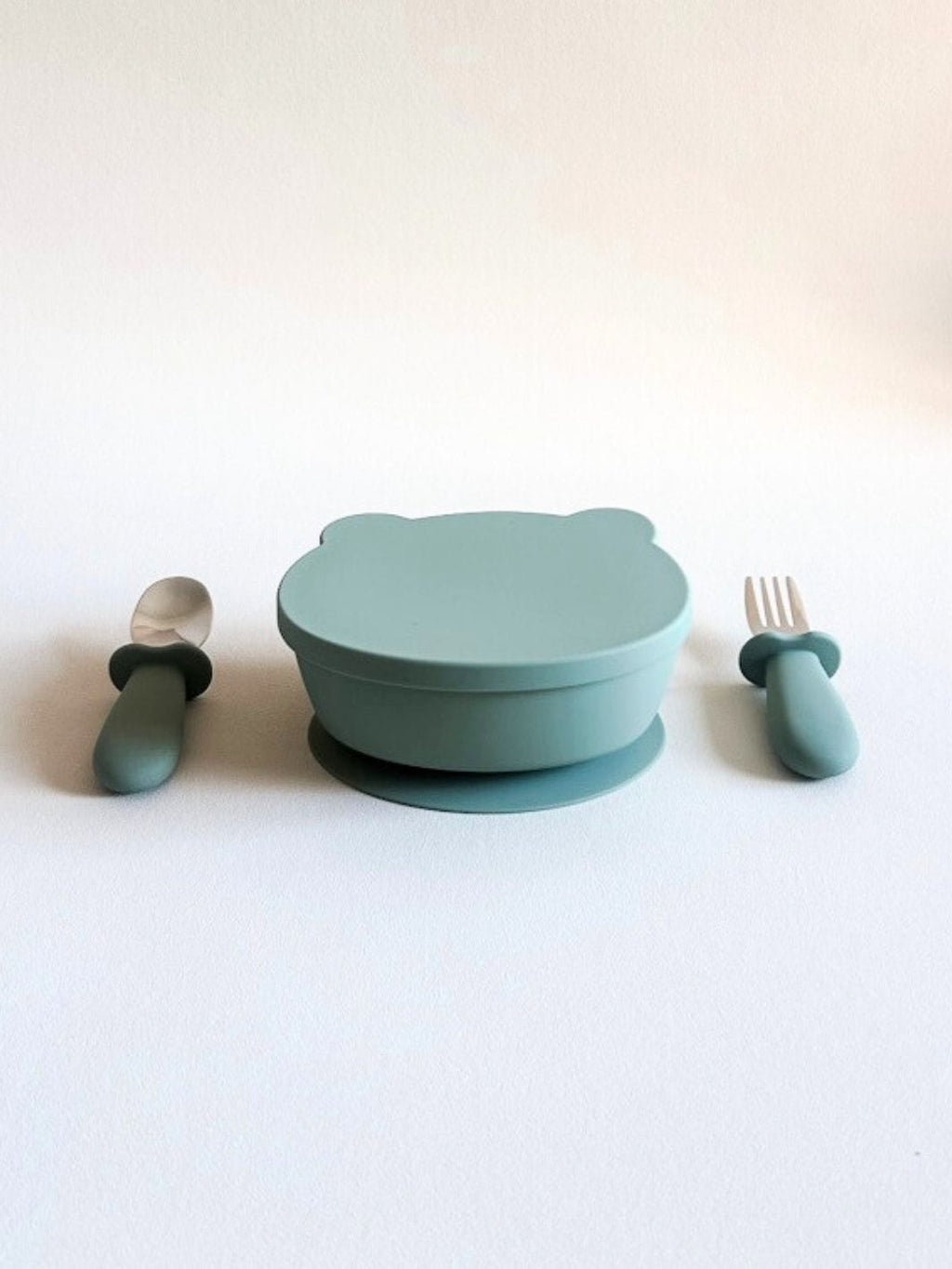 Set de repas "Petit Ours" vert