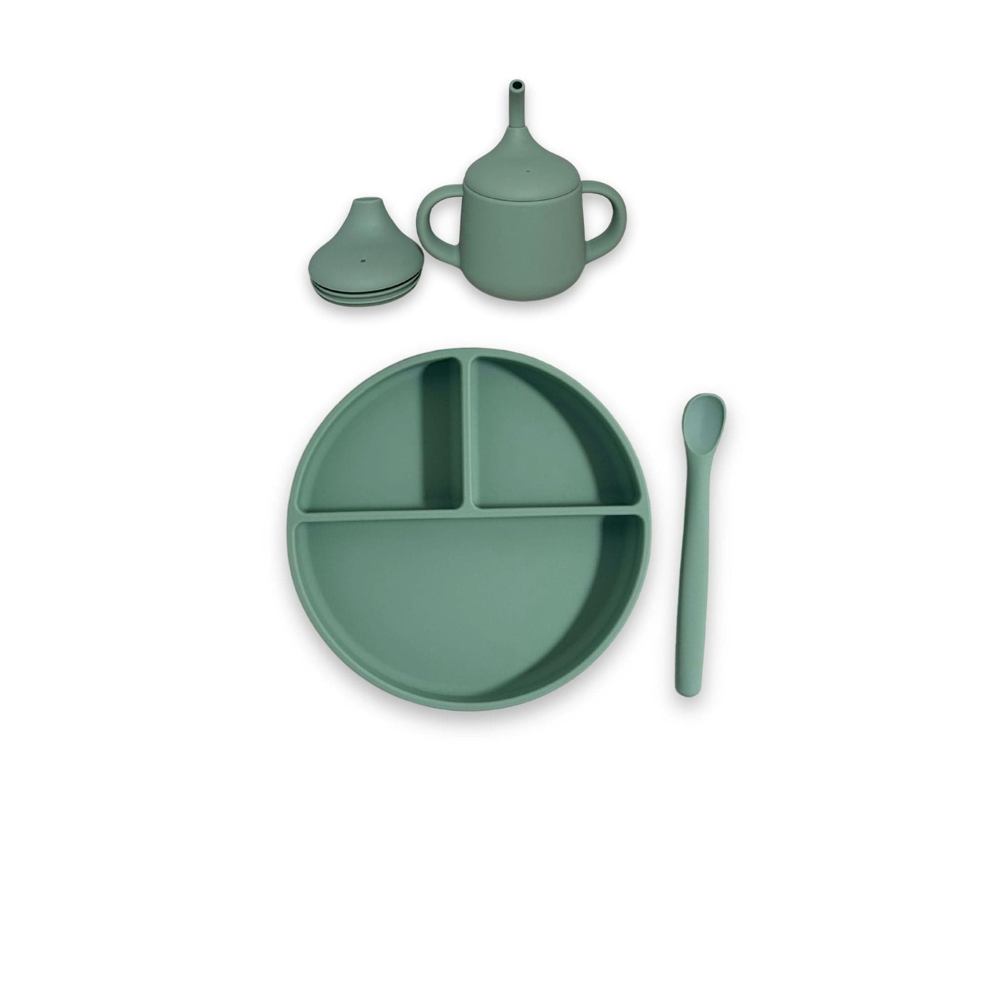 Set repas 3 pièces "vert"