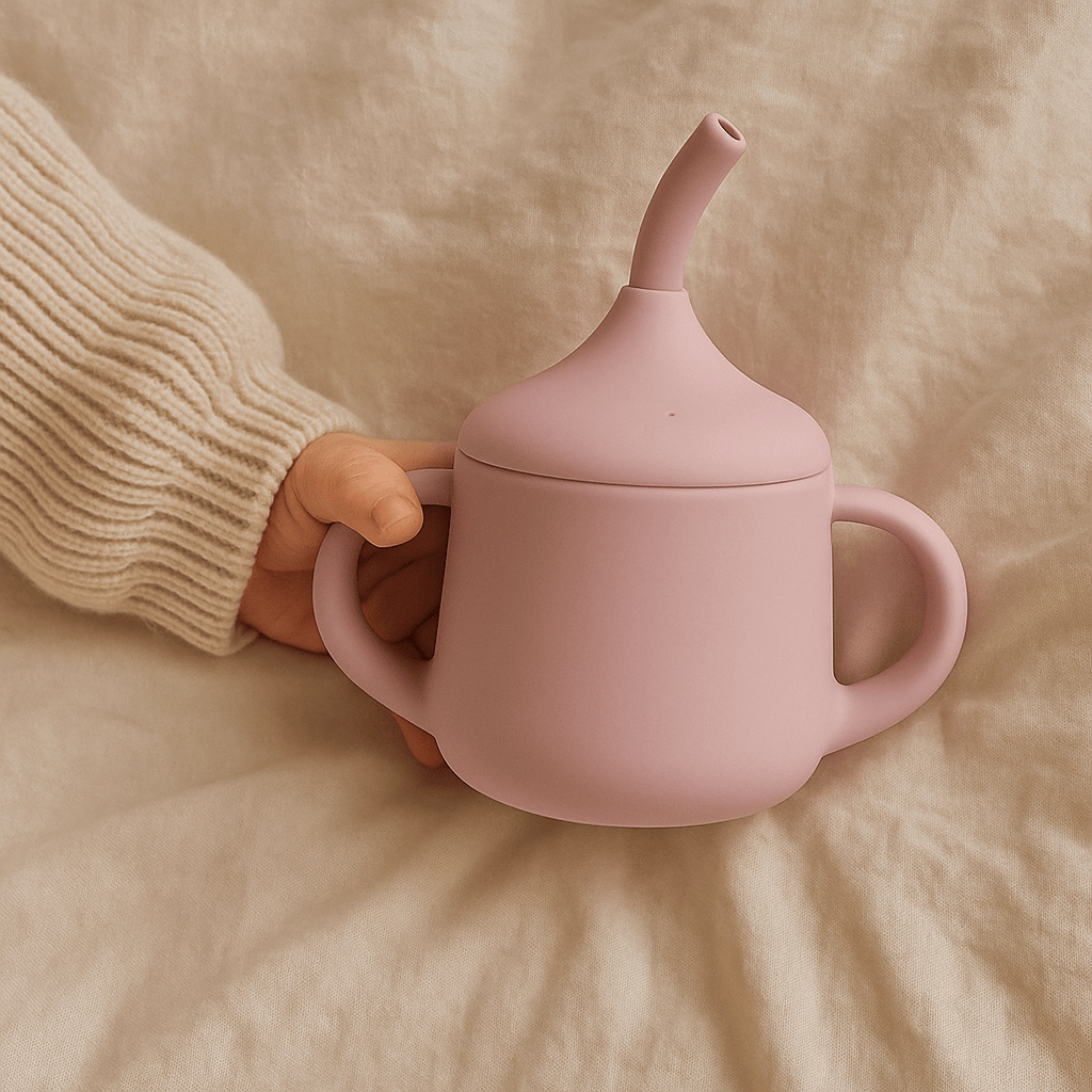 Tasse d'apprentissage mauve