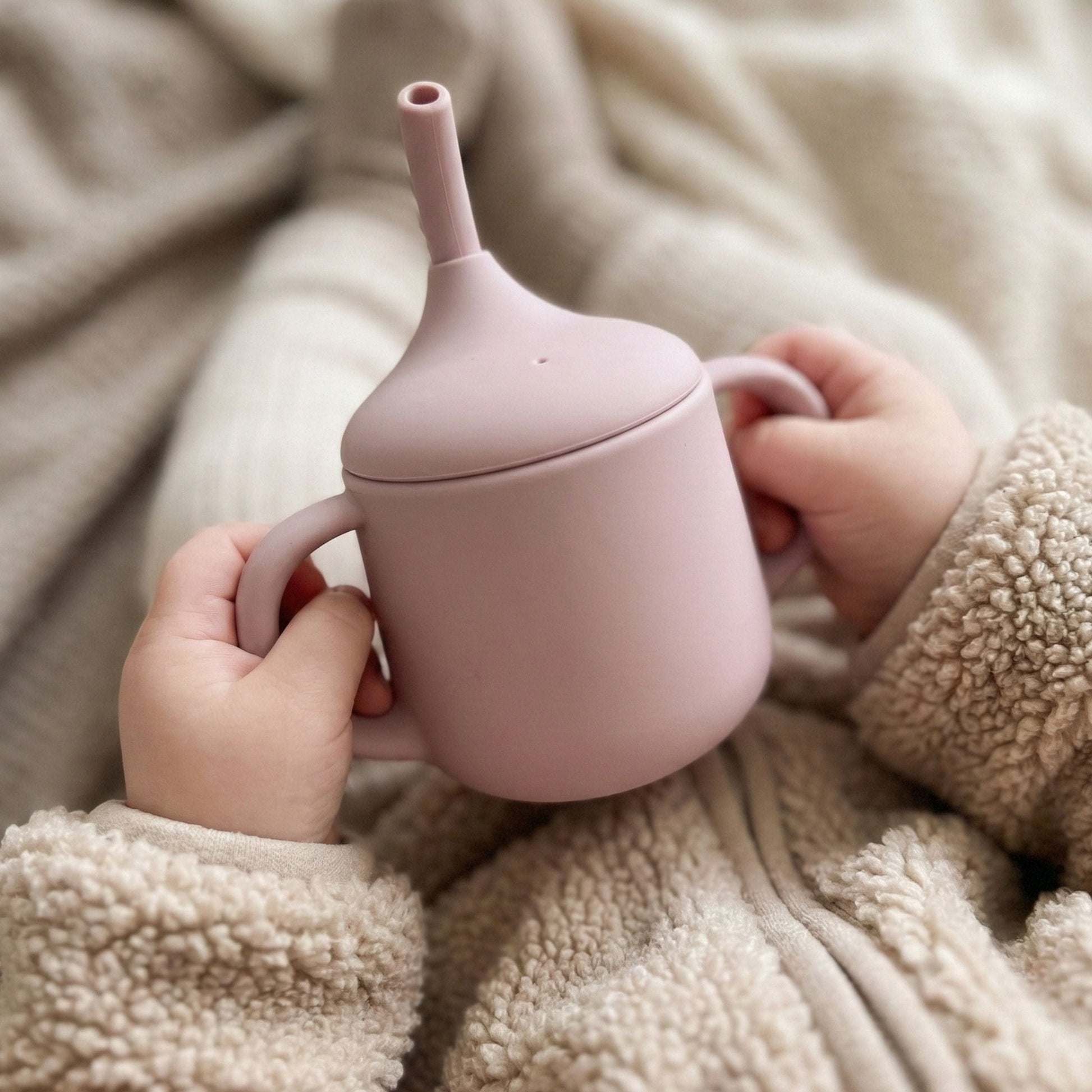 Tasse d'apprentissage mauve