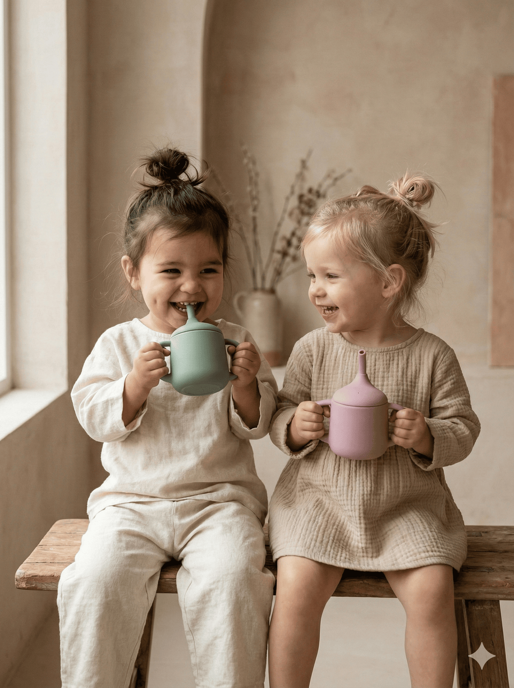 Tasse d'apprentissage mauve