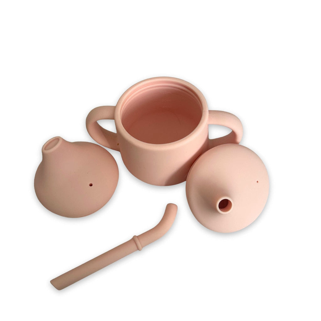 Tasse d'apprentissage rose