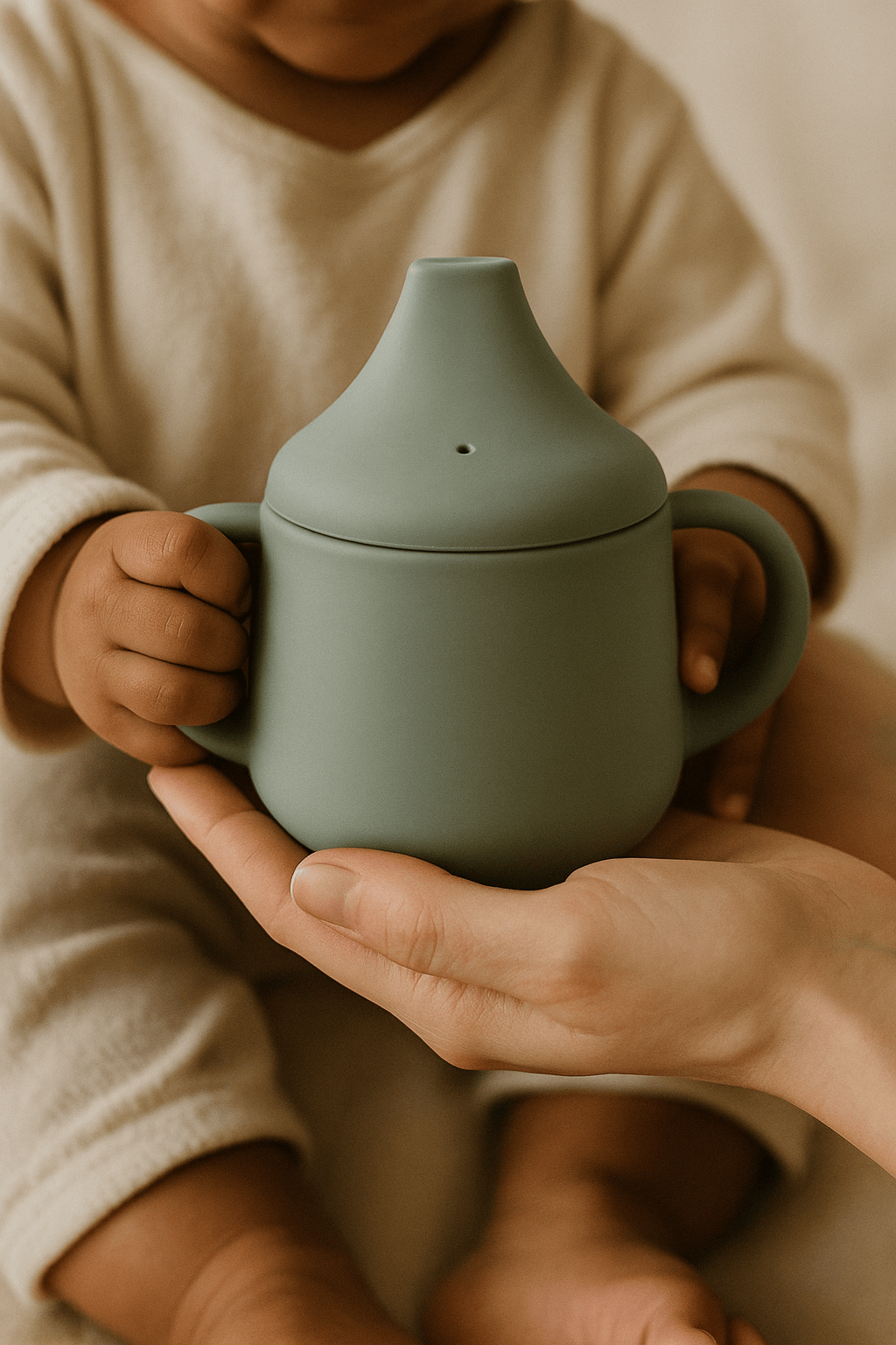 Tasse d'apprentissage vert