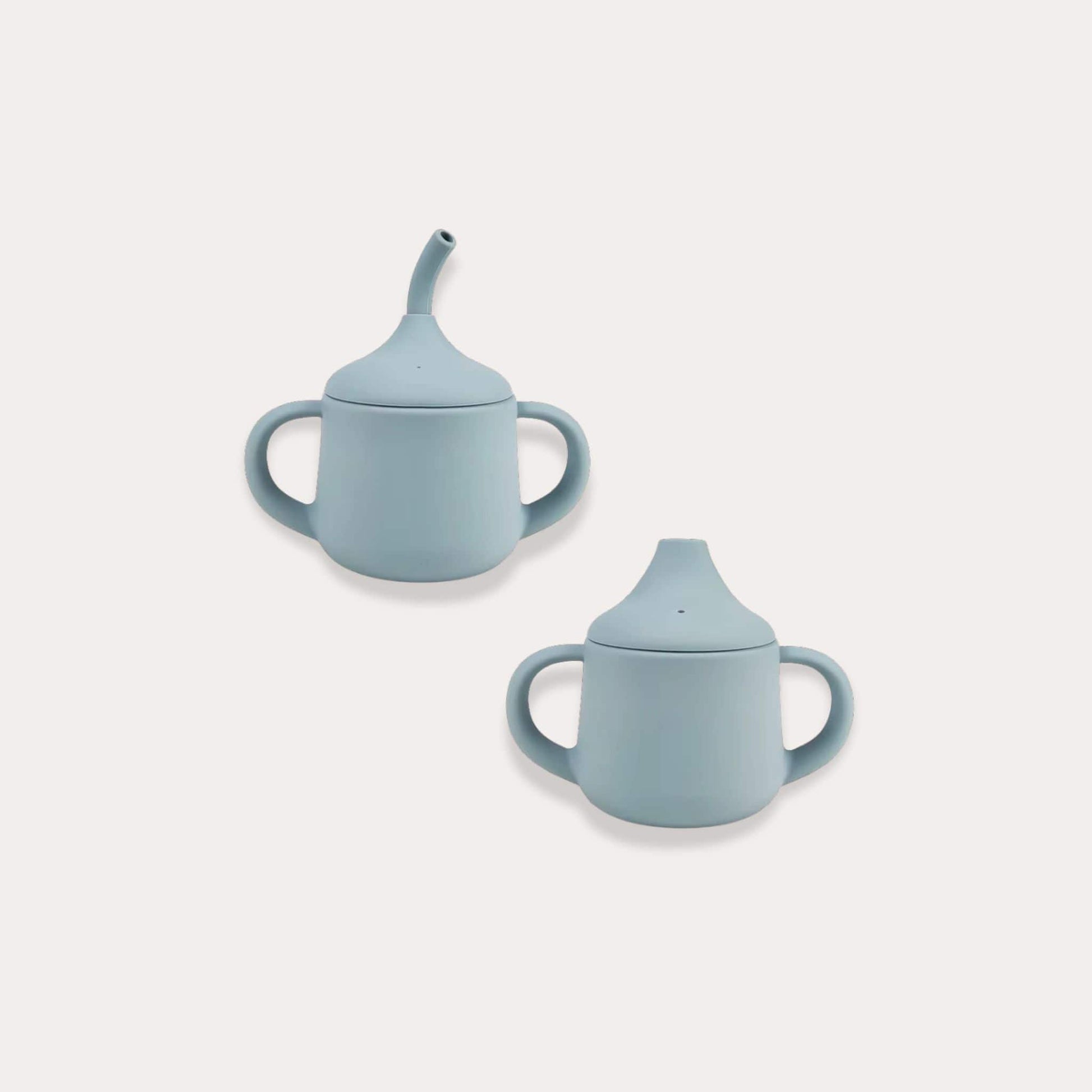 Verre d'apprentissage bleu